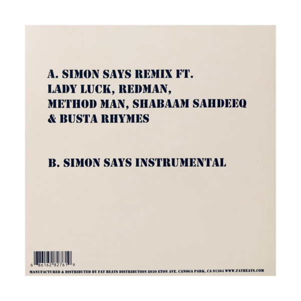 Pharoahe Monch - Simon Says Remix 7 – Rustic Records