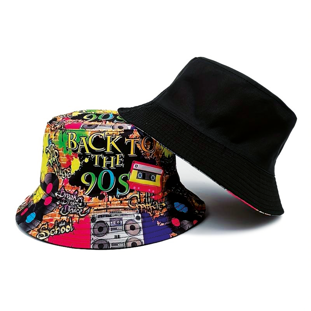 90s Reversible Bucket Hat - Goonsgear.com