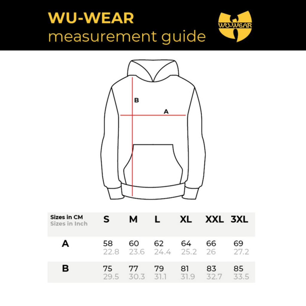 Wu Tang Clan – Classic Black Wu Wear Hoodie - Goonsgear.com